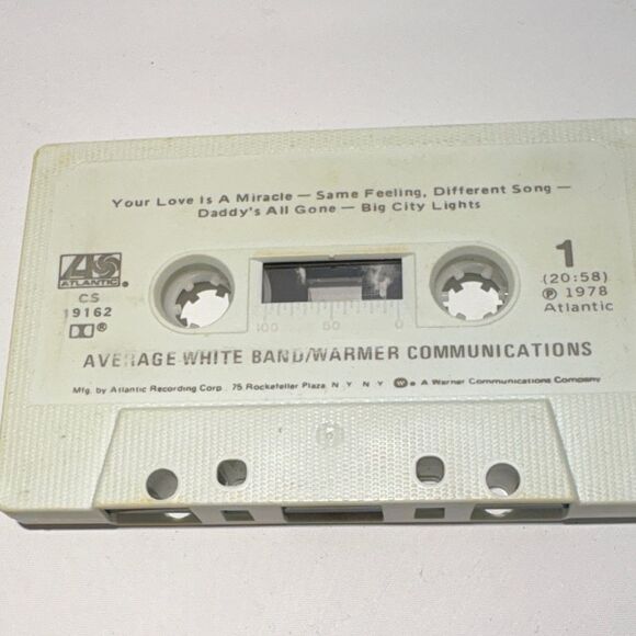 Average White Band Warmer Communications Cassette tape - Picture 4 of 5